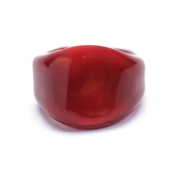 Anillo Metamorphosis Cóncavo – Rojo