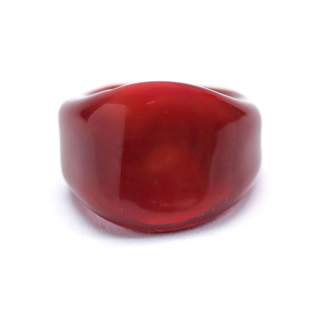 Anillo Metamorphosis Cóncavo – Rojo
