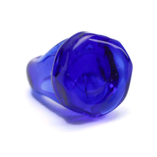 Anillo Metamorphosis Octogonal – Azul