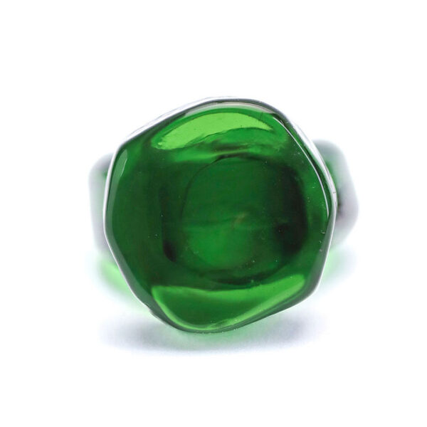 Anillo Metamorphosis Octogonal – Verde