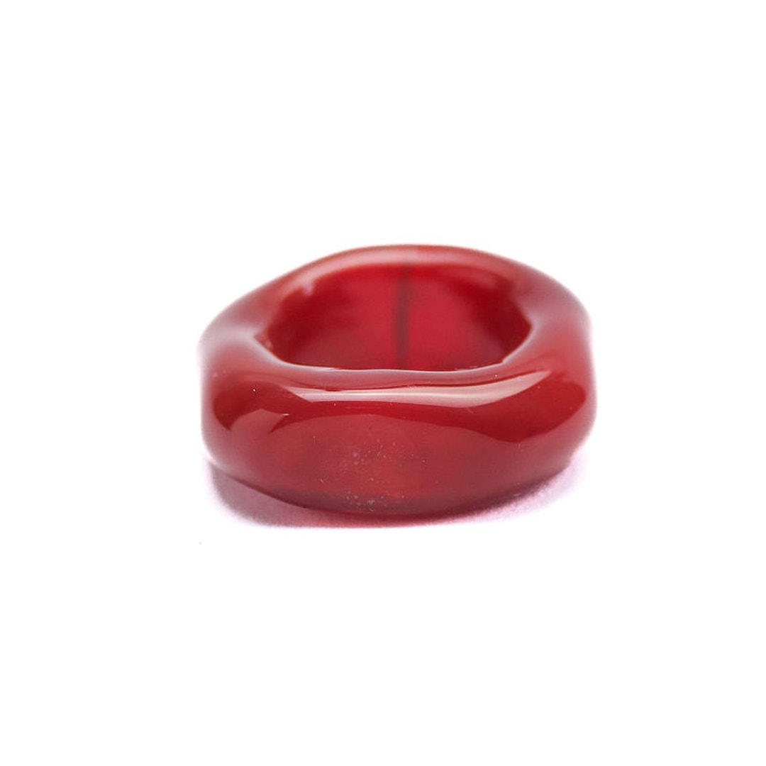 Anillo Metamorphosis Cuadrado – Rojo