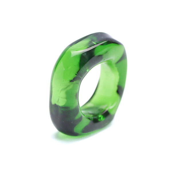 Anillo Metamorphosis Cuadrado – Verde