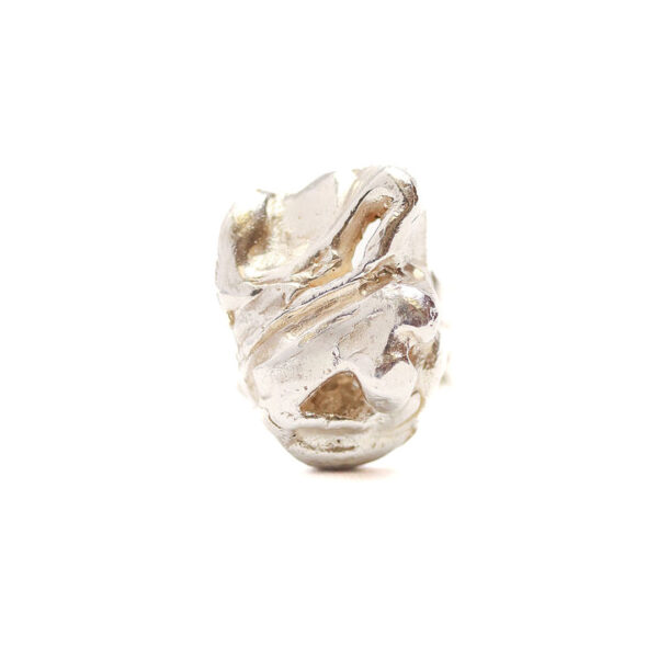 Anillo Hippo Irregular – Plata