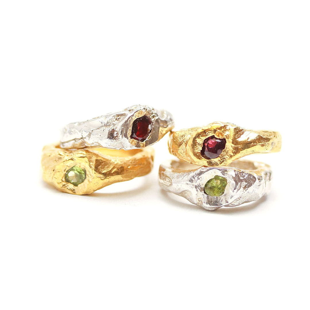 Anillo Hippo – Granate - Image 3
