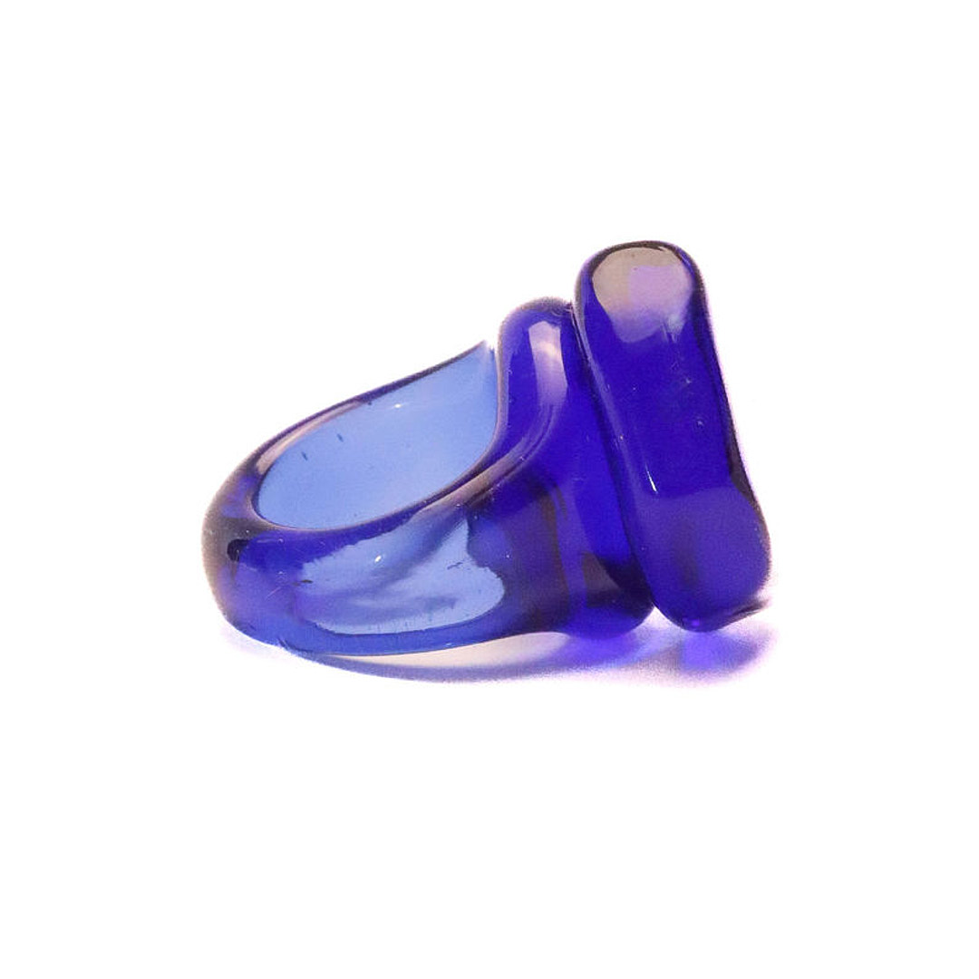 Anillo Metamorphosis Octogonal – Azul - Image 2